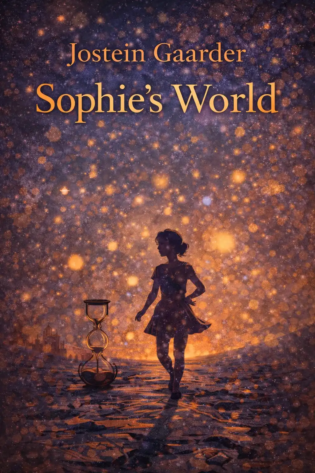 sophie's world book cover by jostein gaarder